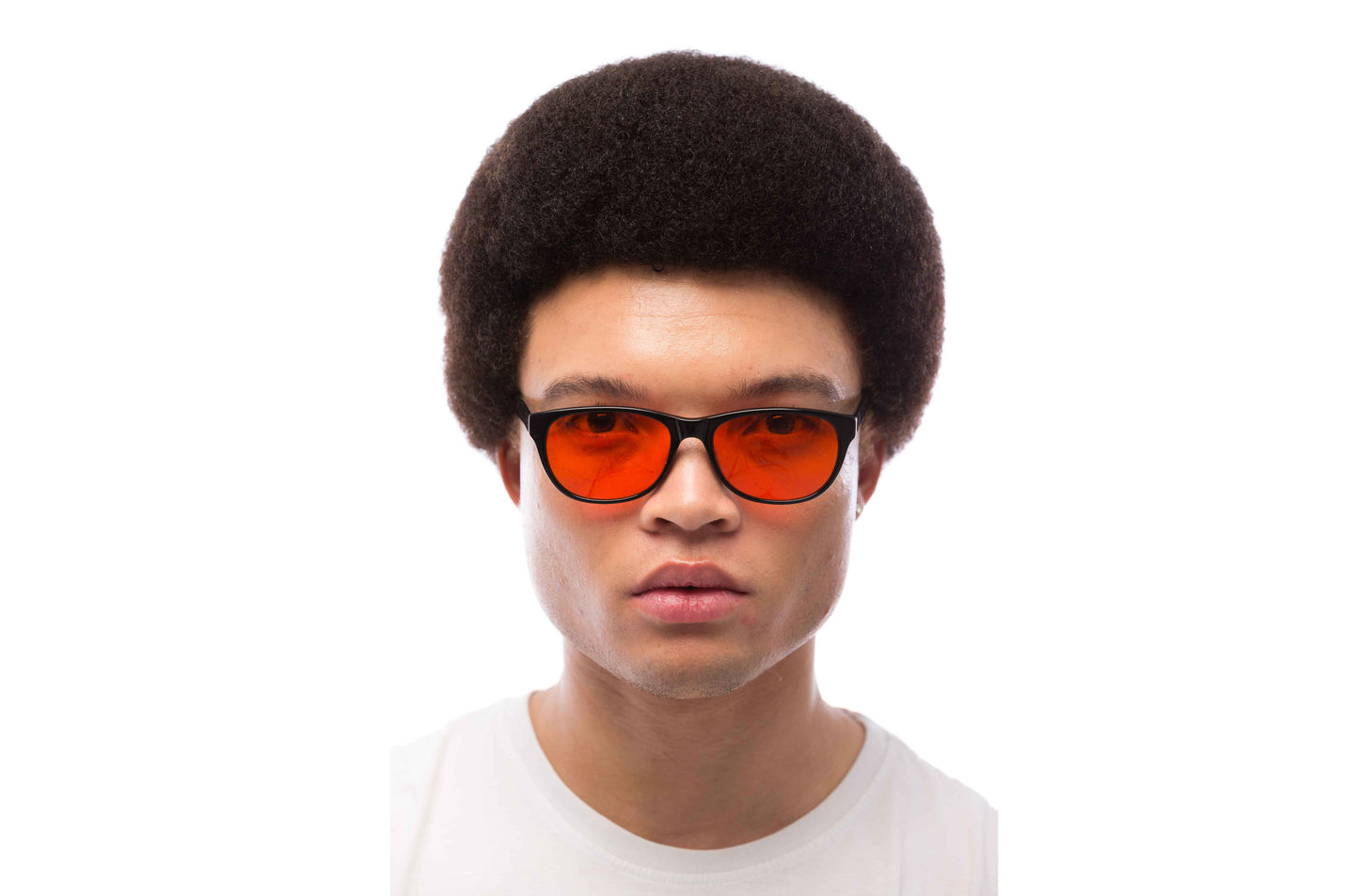 Man Wearing Morris Blue Light Blocking Glasses Prescription