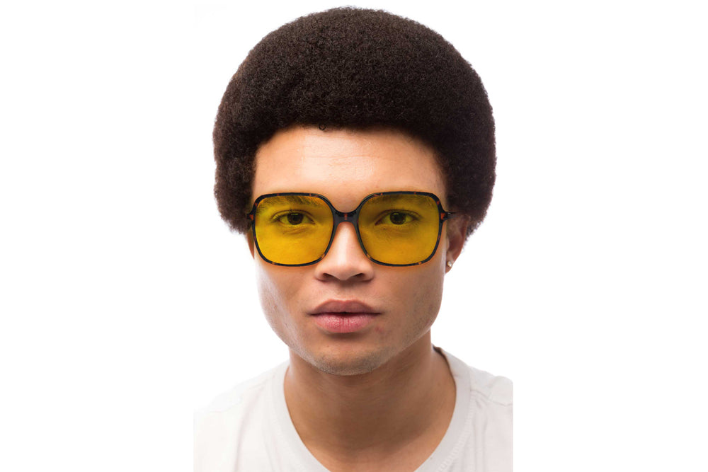 Man Wearing Blaire Light Sensitivity Glasses Prescription