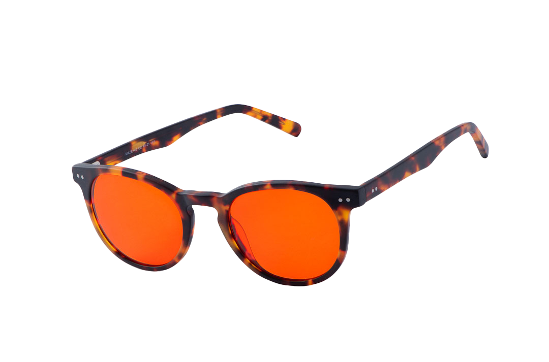 Clarke Blue Light Blocking Glasses Angled View