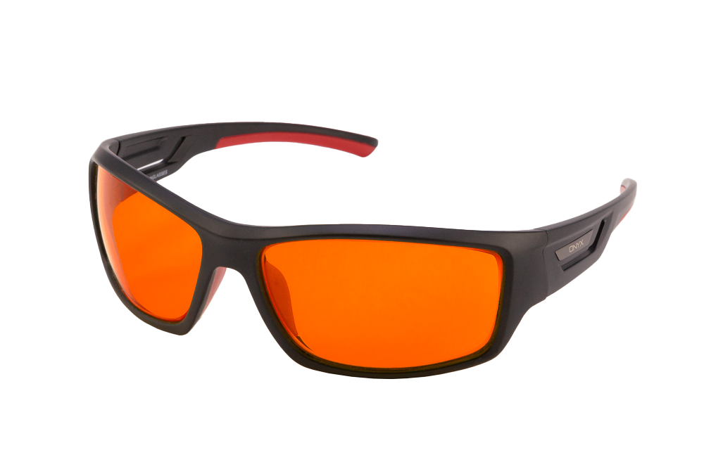 Onyx Blue Light Blocking Glasses Prescription Angled View