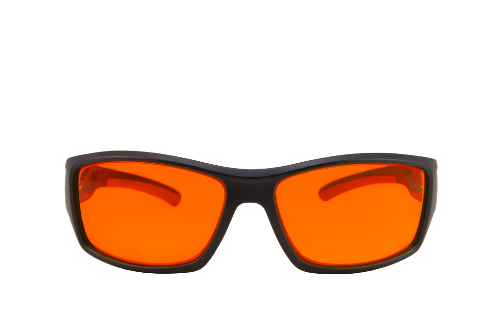 Onyx Blue Light Blocking Glasses Prescription Front View