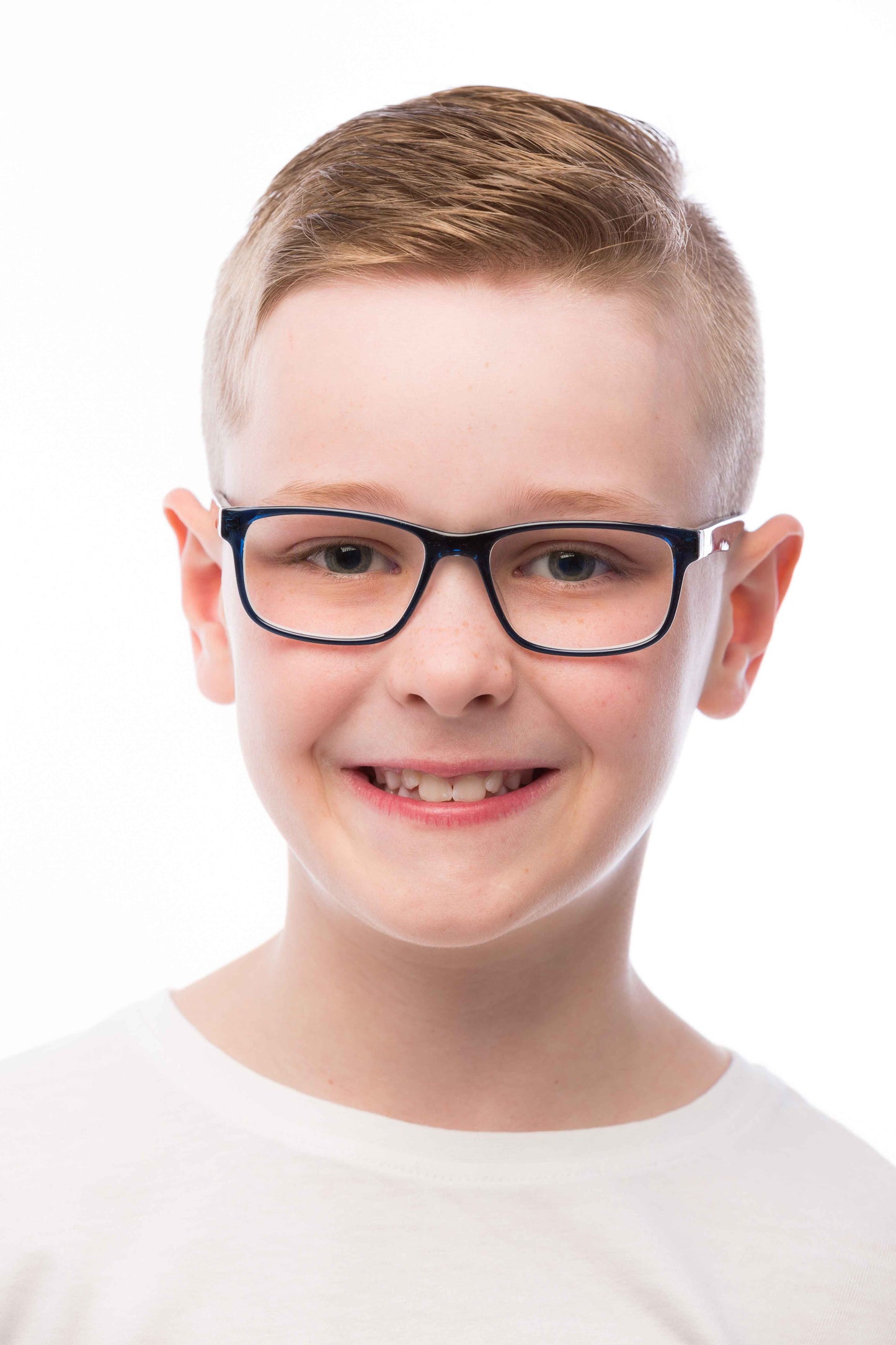 Boy Wearing Theo Computer Glasses Readers