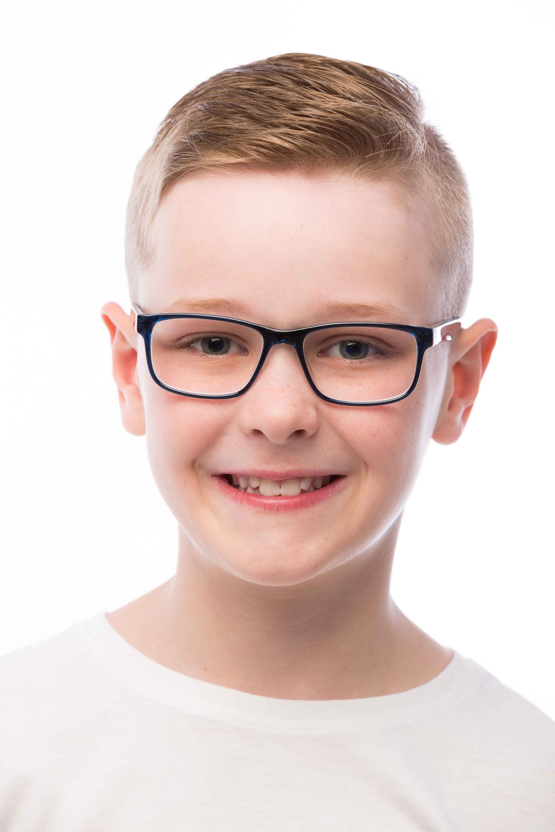 Boy Wearing Theo Computer Glasses Readers