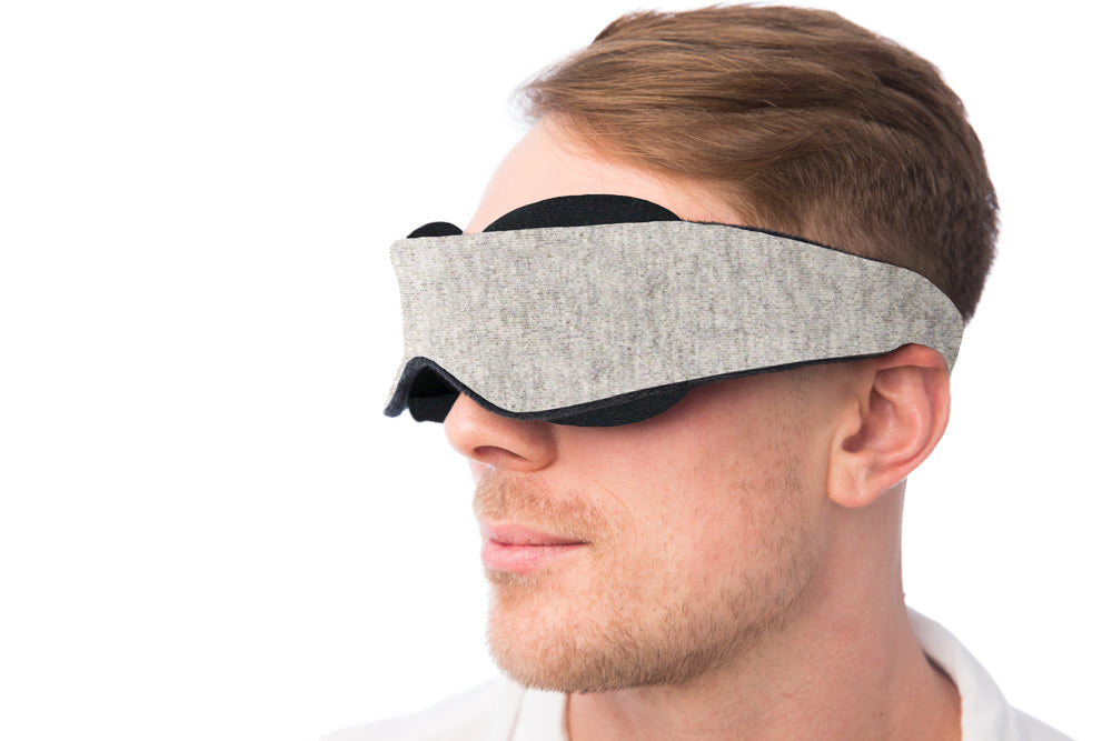 Light Blocking Sleep Eye Mask - Comfortable And Breathable Sleeping Mask  For Women Men - Adjustable Cotton Eye Blindfold For Travel Flight Rest