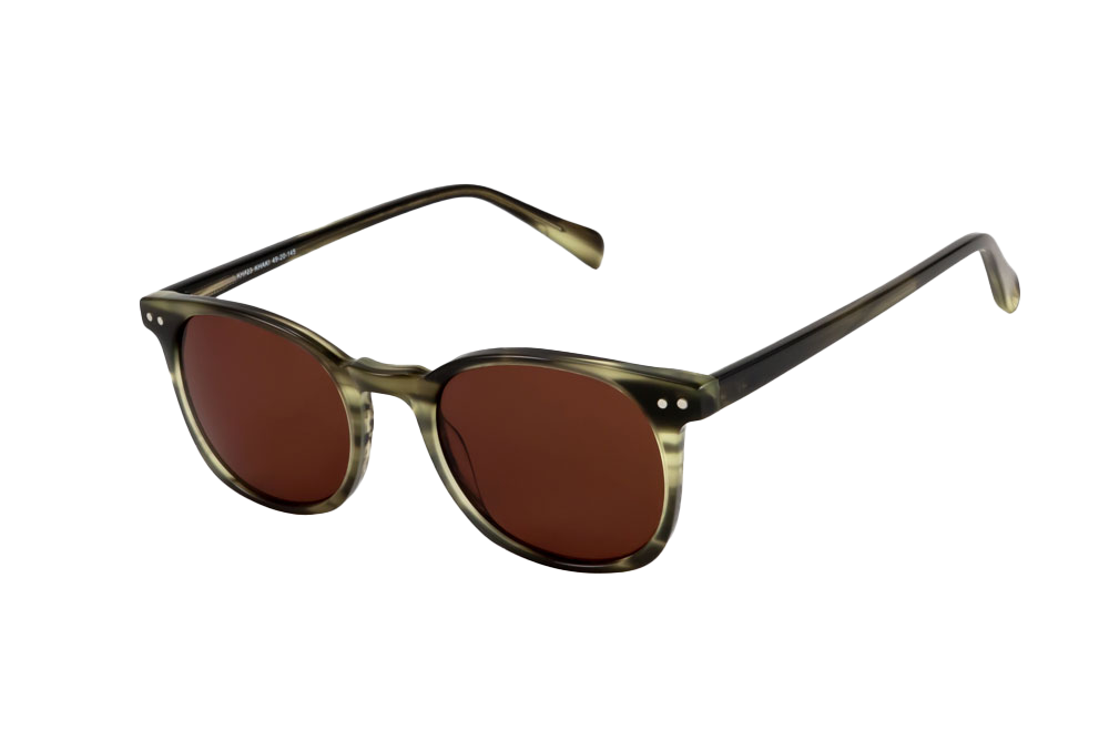 Arrow Sunglasses (Brown) Angled View