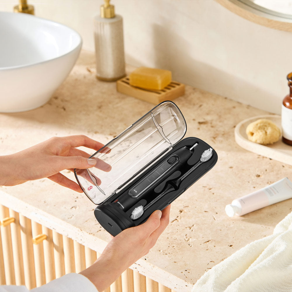 Red Light Toothbrush Charging Travel Case