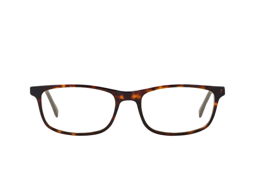 Tortoise Shell Computer Glasses Prescription Front View